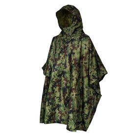 M4 CBRN Military Poncho in size small with M-MDU-10 Serbian Digital Camo print from MIRA Safety